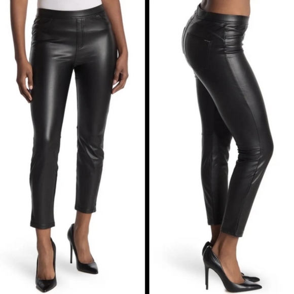 Sanctuary Pants - Sanctuary Faux Leather High Waisted Black Leggings Size XL
